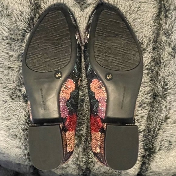 Alex Marie Shoes Flats - Floral with bling - size 6 new - Picture 8 of 8